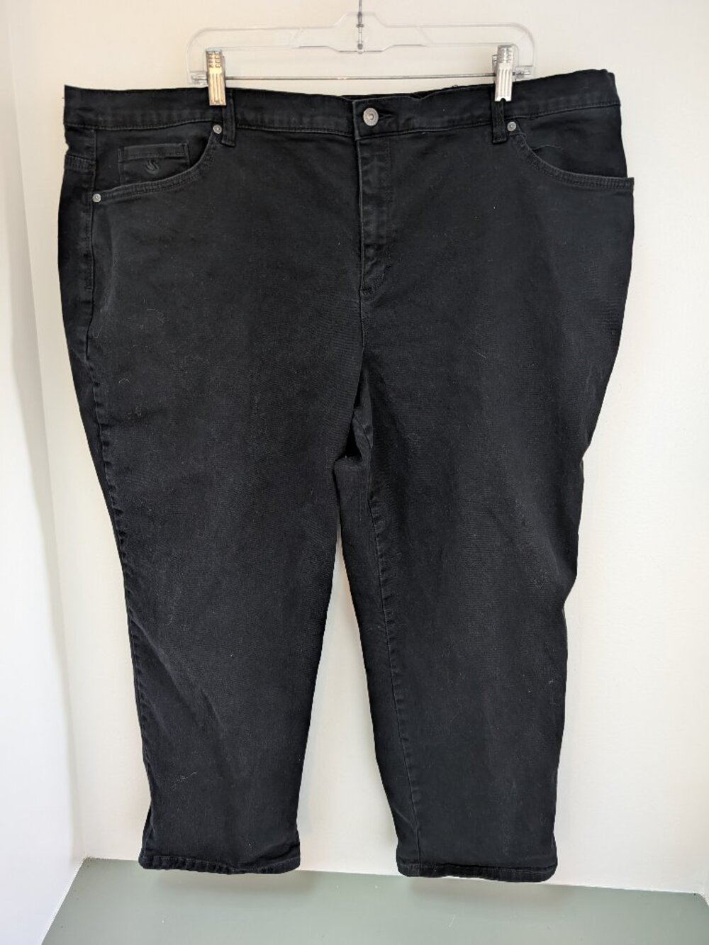 Gloria Vanderbilt Amanda Ladies Black Jeans Sie 24W